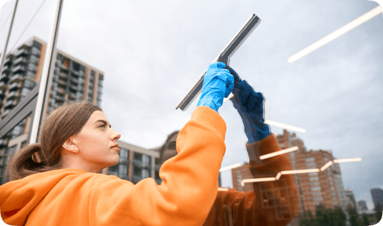 limpieza de cristales en Tolosa